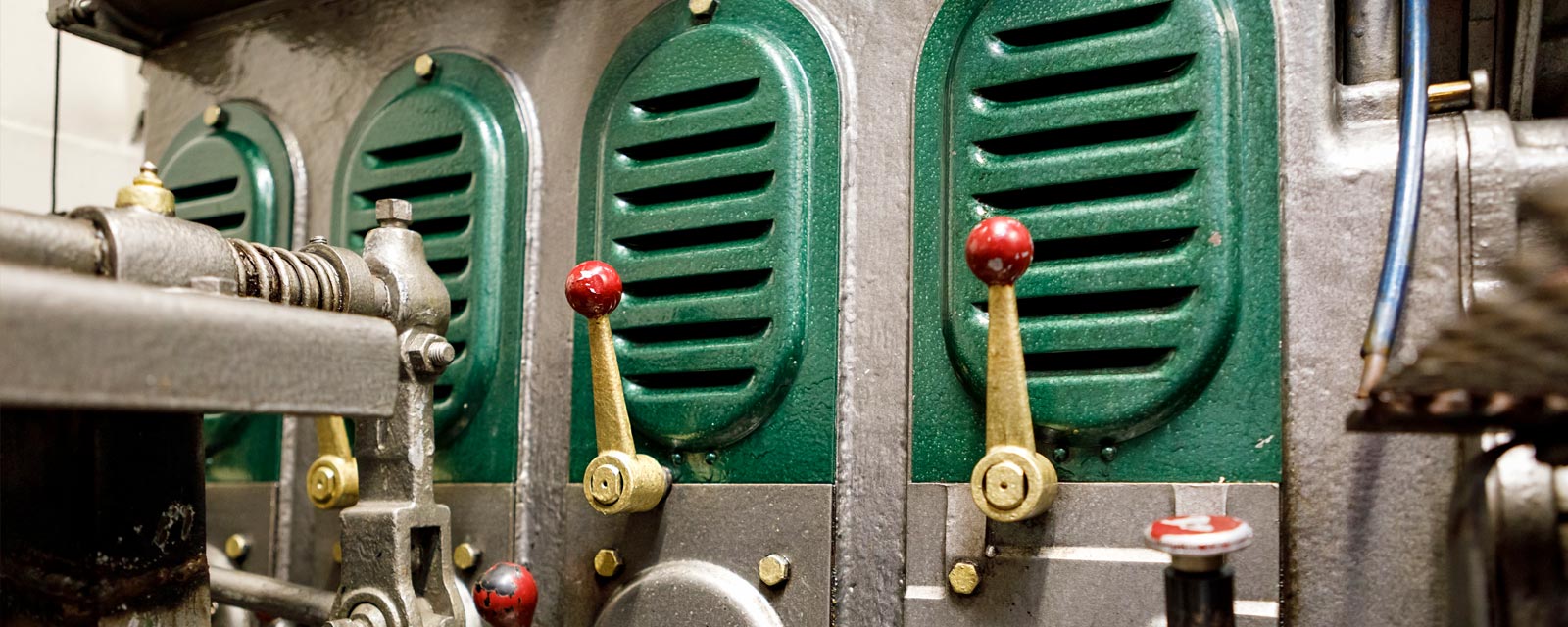 La Reine Pedauque with her original Baudouin Engine